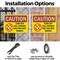 Signmission Radiation & Laser Sign, 7 in H x 10 in W, Plastic, Rectangle OS-2PACK-CR-P-710-L-10193 - alternate 5